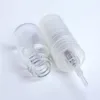 100 st/parti 1 ml/2 ml mini klar plast spray flaska tom parfym atomizer provflaskor eteriska oljor bbdlc