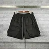 Shorts pour hommes Mode Multi Poche Patchwork Lavé Cargo Hommes Femmes Cordon Vintage Vêtements En Gros