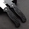 Utomhus BM 9051 Fold Knife Aluminium Handle 154cm Steel Camping Safety Pocket Knives EDC Tool