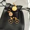 Luxury CEL Brand Circle Designer Boucles d'oreilles pour femmes rétro vintage 18k Lettres d'or géométrie orecchini ohrringe boucles d'oreilles boucles d'oreille Boultures de fête