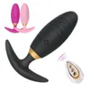 Jouets pour adultes 10 cm boule vaginale femmes culottes vibrateur gode Plug Anal stimulateur de Clitoris jouets sexuels pour adultes produits sans fil érotique AnchorL2403
