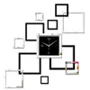 새로운 디자인 거실 새로운 벽 시계 3D DIY 시계 홈 장식 시계 HORLOGE MURALE 석영 아크릴 미러 스티커 2389