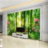 3d Wallpaper beautiful forest flowers living room bedroom decoration premium wall paper299T