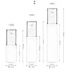 15 30 50mlエアレスポンプフロストボトル詰め替え可能なトラベルローションコンテナヴァカムファインミストスプレーボトルプラスチック化粧品ディスカーJWH GVTG
