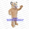Mascot kostymer brun leopard panther pard cougar cheetah panthera pardus maskot kostym tecknad karaktär hög kvalitet mise en scen zx1822