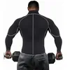 CXZD Men Sweat Neoprene Weight Loss Sauna Suit Workout Shirt Body Shaper Fitness Jacket Gym Top Clothes Shapewear Long Sleeve 240306