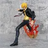 アクショントイフィギュア19cmワンピースvinsmoke sanjiアクションフィギュアgkデーモンウィンドフィガイフィギュラインアニメコレクションPVCモデル統計人形キッズトイギフトLDD240312