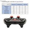 Controller di gioco Joystick Terios T3 X3 Joystick wireless Gamepad Controller di gioco per PC Supporto Bluetooth BT3.0 Joystick per telefono cellulare Tablet TV Box Holder L24312