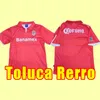 Retro Liga MX Toluca 축구 유니폼 2004 2005 F. Uribe Sambueza E. Vega Camiseta de Hogar Red Ajuste Tercer Jersey Hombres de Ninos Camisetas Futbol Men 04 05