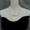 YYINY FRESPRIWATERWHOLE COIN PEARL NECKLACE CHARMペンダント女性ファッションジュエリー240311