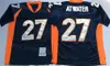 Football Retro 27 Steve Atwater Jerseys 30 Terrell Davis 84 Shannon Sharpe 49 Dennis Smith 7 John Elway Tom Jackson Karl Mecklenburg Gary Zimmerman Peyton Manning