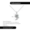 Ontwerper Sieraden 0.5ct Moissanite Hanger Ketting Sterling Zilver S925 Groen Geel Wit Kleur Diamant Zonnebloem Kettingen voor Vrouwen Gift