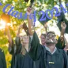 Banner di laurea decorativo in carta di sfondo europeo e americano per decorazioni per feste