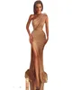 Casual Dresses DIOSA Luxury Gold Sequins Evening For Women Fashion One-shoulder Banquet Maxi Dress Ladies Sleeveless Wedding Partywear