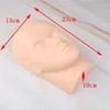 Mannequin Hoofd Gezicht Huid 3D Microblading Permanente Make-Up Wenkbrauw Lip Tattoo Praktijk Menselijk Hoofd Gezicht Huid Accessoires 240304