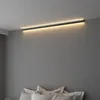 Lâmpada de parede Canto Moderno LED Minimalista Interior Luminária Sconces Escada 100cm 150cm Quarto Cabeceira Home Hallway3026