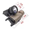 المصابيح الضوئية Torches Traches Tream Tra Tra Tlr-1 Lanterna Torch Torch Airsoft Strobe Flashlist