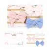 ملحقات الشعر 3pcs Baby Bow Bow Floral Beachbels Lace Glitter Princess Headraps for Girls Born Pography