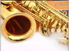 Instrument de musique SAS-R54 nouveau saxophone Alto plat E saxophone doré professionnel livraison gratuite