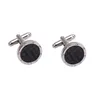 Cuff Links Hawson Classic esmalte os abotoaduras para homens de jóias de moda de ouro masculino Garoto com luxo