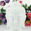 Ceramiczny palnik oleju Buddha Buddha Oil Oil Station Black and Whitetemple Home253p