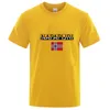 Designer Fashion Grappig Gedrukt T-shirt Mannen Mode Casual Korte Mouwen Zomer Katoen Ademend T-shirt nationale vlag Tee