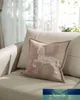 Pillow Case Top Soft and Delicate Breathable Warm Cotton Cashmere Printed Pillow Cushion Sofa Bedroom Cushion Model Room Furnishings without Pillow Core