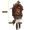 Wall Clocks Wooden Hanging Clock Bird Alarm Cuckoo For Home Kid's Room Decoration298j