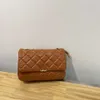 Sac à bandoulière de styliste européen, célèbre et tendance sur Internet, petit téléphone portable Xiangfeng, printemps/été, nouveau Lingge, chaîne de fil à broder, sac simple à main