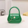 Abendtaschen PVC Crossbody Coin -Geldbeutel Mode Mini Handtaschen einfache Muster Perle Handtasche Plastik kleiner Ketten -Jelly -Tasche für Mädchen