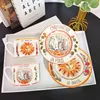 Tarot Star Sun Coffee Coffs and Saucers Creative Tableware Plates Dishes Coffee Coffe Cups Mug for Tea Kitchen Accessories 240304