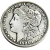 Copia de moneda de dólar Morgan US 1921-P-D-S, adornos artesanales de latón, réplica de monedas, accesorios de decoración del hogar, 199w