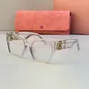 Güneş Gözlüğü 24SS Güneş Gözlüğü Tasarımcı Bayanlar Mui Gözlük Gözlükler Frame Modern Sofistike Yüksek Kaliteli Gözlük Lüks Tasarımcıları