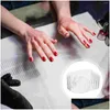 Gel per unghie manicure Ciotola per ammollo a mano Ciotole per rimozione ammollo Consigli per smalto bianco Forniture per salone Acrilico Off Consegna a goccia Salute Bellezza Arte Otrqf