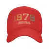 Ball Caps Vintage 1979 Baseball Kappe Frauen Männer Atmungsaktiv In Geburtstag Geschenk Papa Hut Sport Snapback Frühling Sommer Hüte