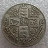 Un florin 1852 Grande-Bretagne Angleterre Artisanat Royaume-Uni Royaume-Uni 1 copie gothique en argent coin279Z