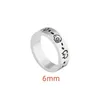 Designer Ring Womens Letter Rings Skull Mens Silver Plated Band Jewelry Love Gift