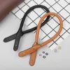 2 pièces 45 cm noir Tan marron sac poignées remplacement PU cuir bandoulière ceinture pour bricolage femmes sac à main accessoires 240229