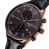 HOLUNS quartz watches men business mens watch luxury simple waterproof Sport popular mens wrist Leather strap watches