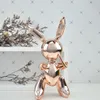 Balloon Rabbit Sculpture Home Decoration Art and Craft Garden Decoration Creative Staty T200330263J