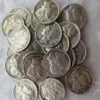 Hela replika kvicksilverhuvudet dimes en uppsättning 1916-1945 -s blandat datum tecken silverpläterad tillverkning kopia mynt180r