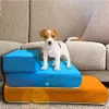 小さな猫犬の家のランプラダーのための2つのステップアンチスリップ折りたたみ犬ベッド階段ペット用品201223213U