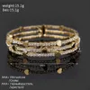 Bangle New Fashion Women Elegant Bangle 3 Row Pulset Bracelet Crystal Bling Bling Lady Gift Bracelets Bangles B020 LDD240312