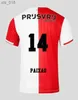 Fans Tops FeyENooRdS Maillots de football Voetbal Kids Kit 2024 Maillot de football Entraînement Accueil Fan Player Version Bois Dilrosun Hanckoh240312