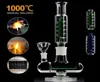 Toro uzun boylu cam beher bong nargile sigara aksesuarları shisha dab petrol kuleleri çift cam sigara su boruları 14mm eklem erkek2375572