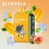 Elfworld G2000 Puffs 15 вкусов, 650 мАч, 0% 2% 5%, 22 мл, предварительно заполненная портативная коробка, электронная сигарета, новый стиль, нескользящая отделка, avts, индивидуальный свет, vape vipe, оптовая продажа, одноразовая вейп с большим экраном