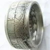 HB11 HANDMAKE COIN RING BY HOBO MORGAN DOLLARS MENまたはWOMEN JEWELRY US SIZE8-16268Mのために販売