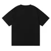 Petite foule mode RHUDE drapeau fleur imprimé poids élevé en gramme double fil coton décontracté lâche T-shirt à manches courtes pour hommes et femmes