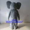 Costumi della mascotte Elefante grigio Elephish Costume della mascotte Personaggio dei cartoni animati per adulti Vestito completo Campagna aziendale Propaganda Zx2418