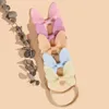 Hair Accessories Butterfly Baby Girl Headbands Born Bows Elastic Bands Solid Color Infant Toddler Hairband Headwear Accessorie